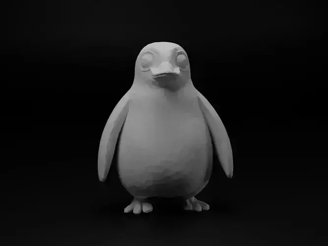 Penguin Animal Low Poly