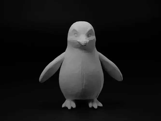 Penguin Animal Low Poly