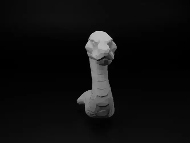 Python Animal Low Poly