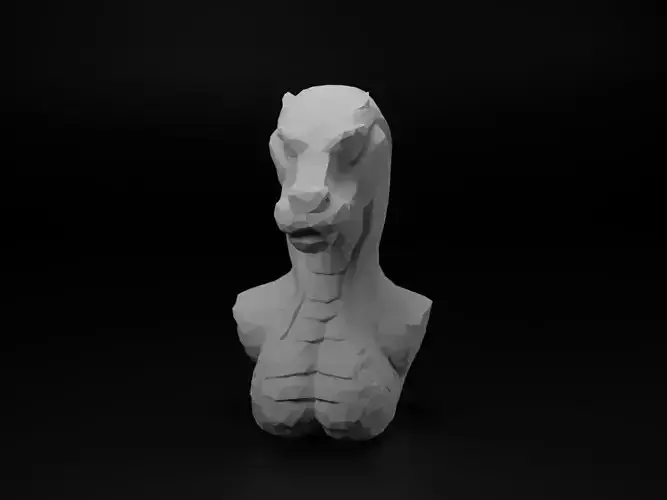 Python Animal Low Poly