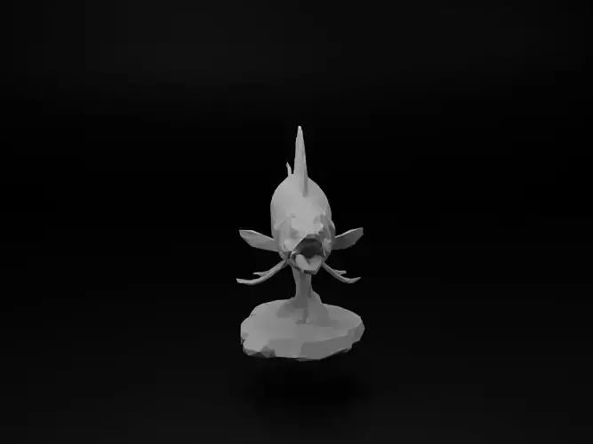 Sailfish Animal Low Poly