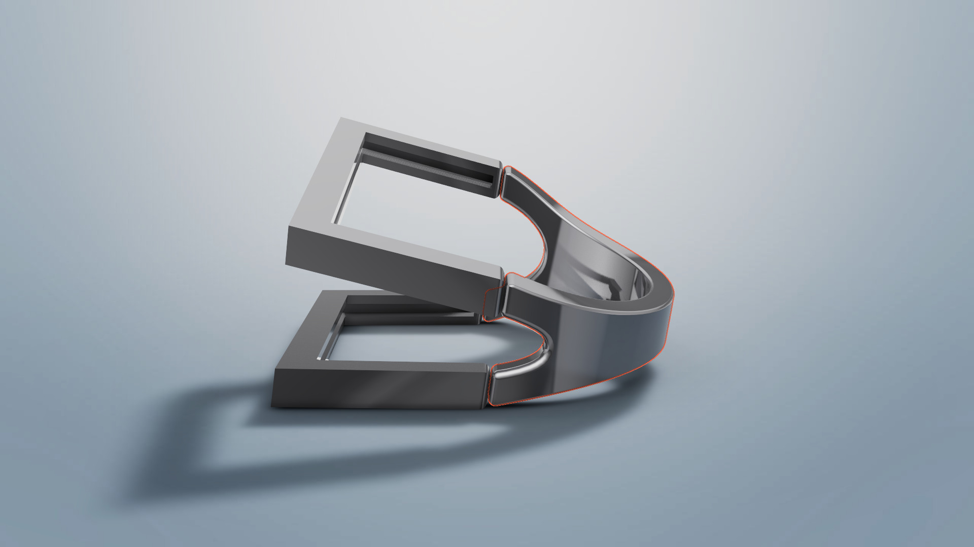 Women Ring 3D print model C 62 3D print model_16