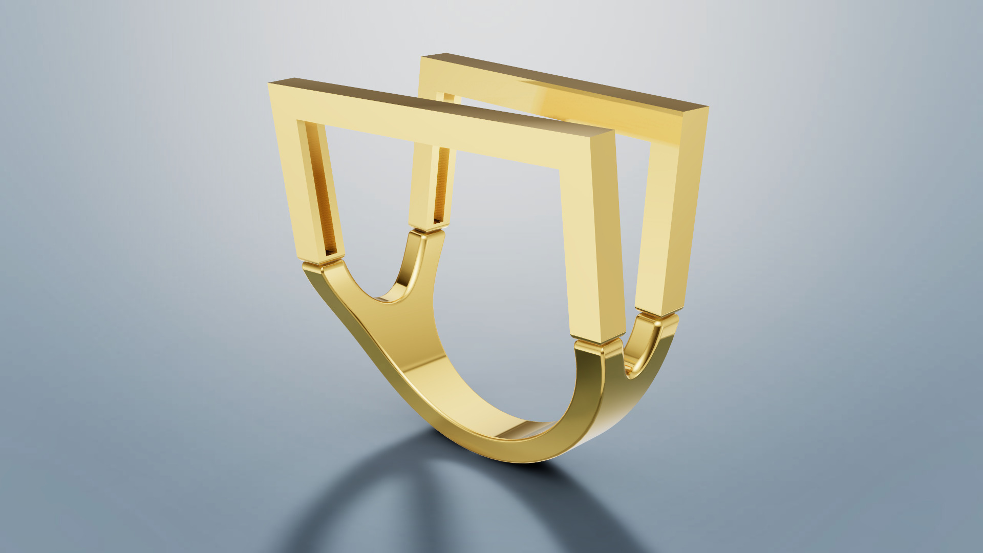 Women Ring 3D print model C 62 3D print model_3