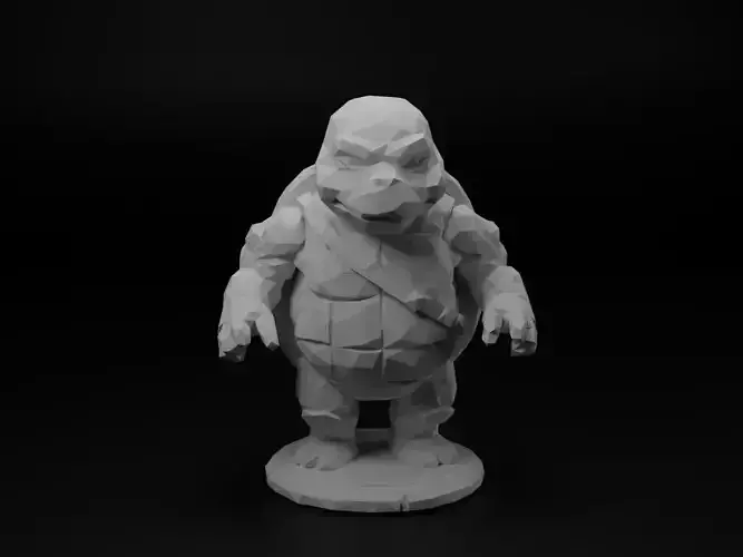 Turtle Animal Low Poly