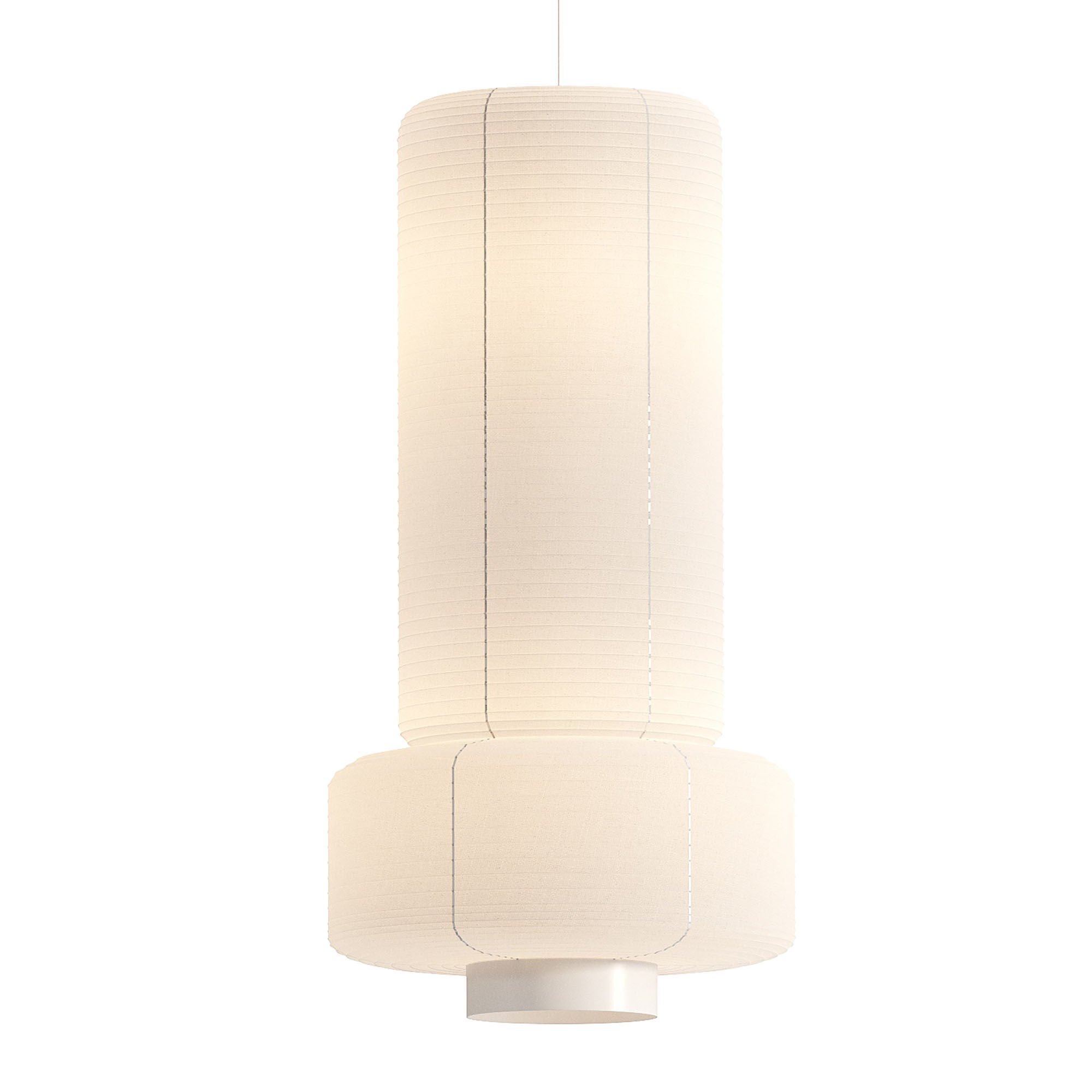 William Rice Paper Lamps 3D model_2