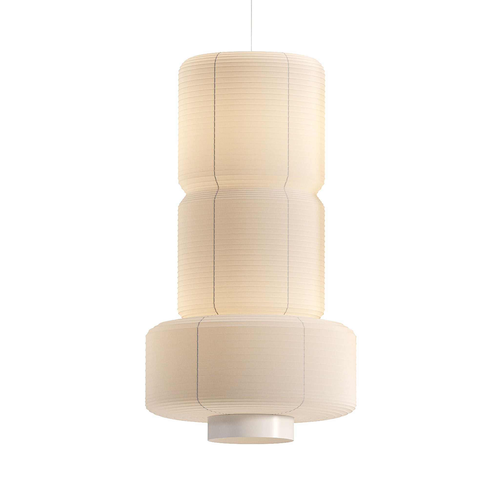William Rice Paper Lamps 3D model_4