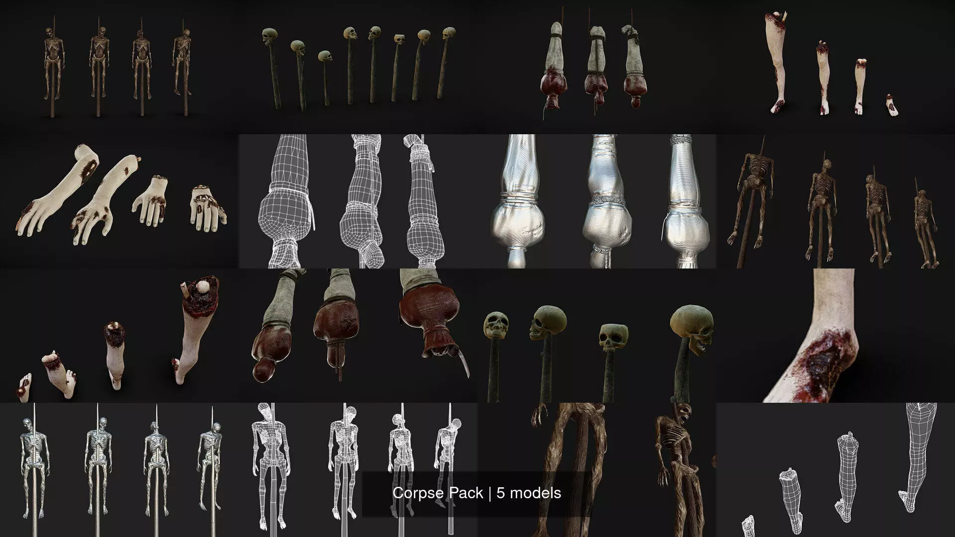 Corpse Pack 3D Model Collection_0