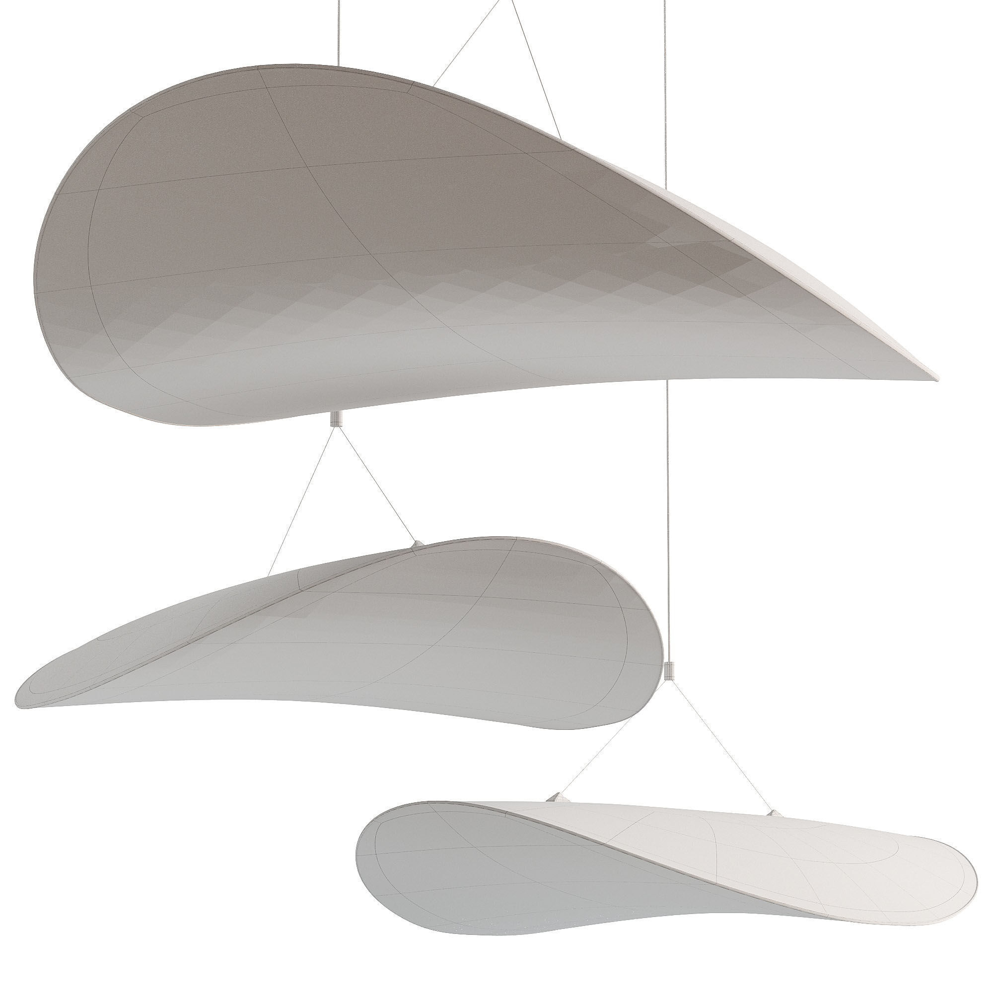 Tense Pendant Lamp 3D model_3