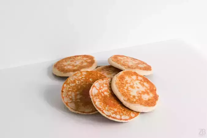 Pancake 3D model