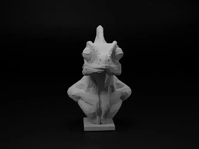 Chameleon Animal Low Poly