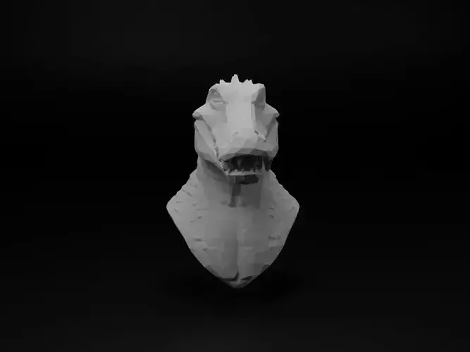 Crocodile Animal Low Poly