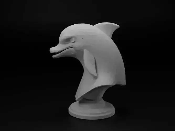 Dolphin Animal Low Poly