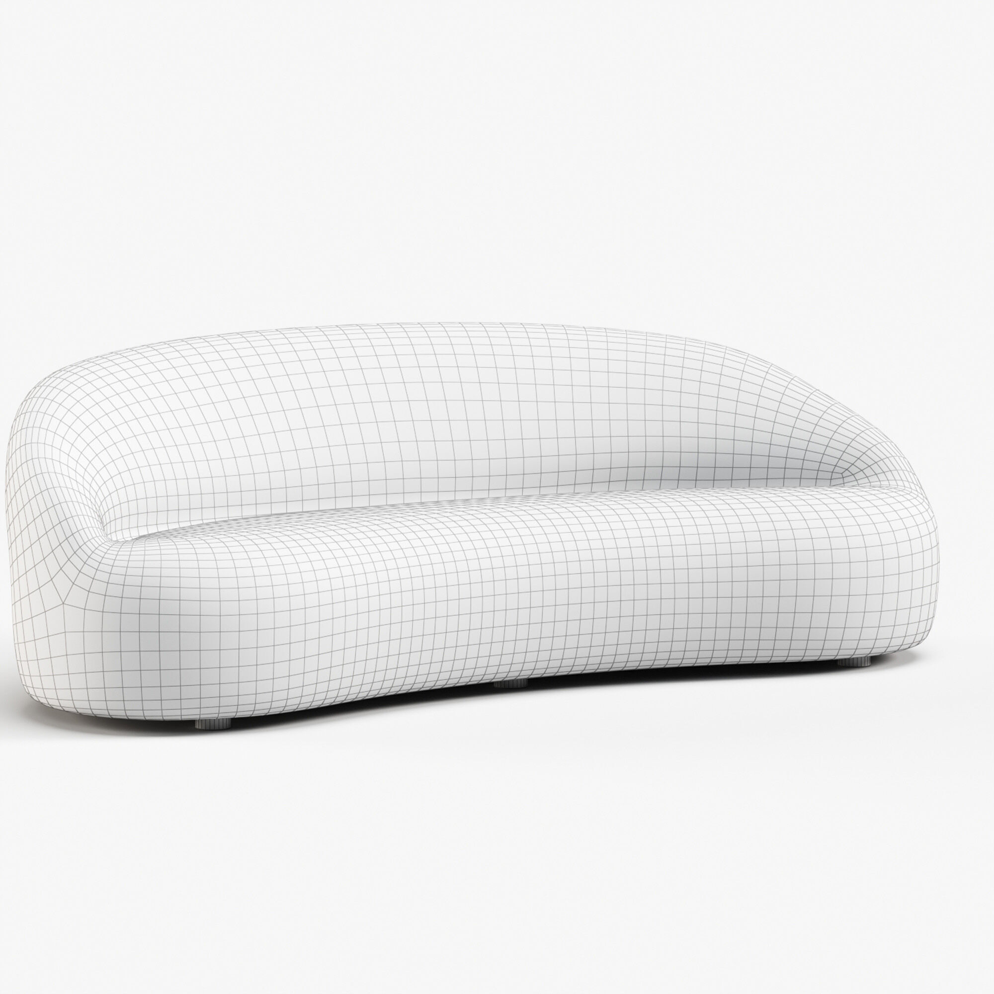 Margas Sofa LC4 And Tradition 3D model_5