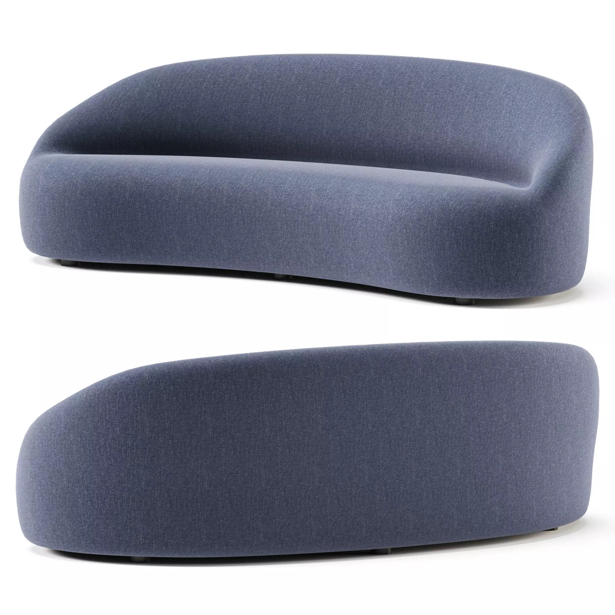 Margas Sofa LC4 And Tradition 3D model_0