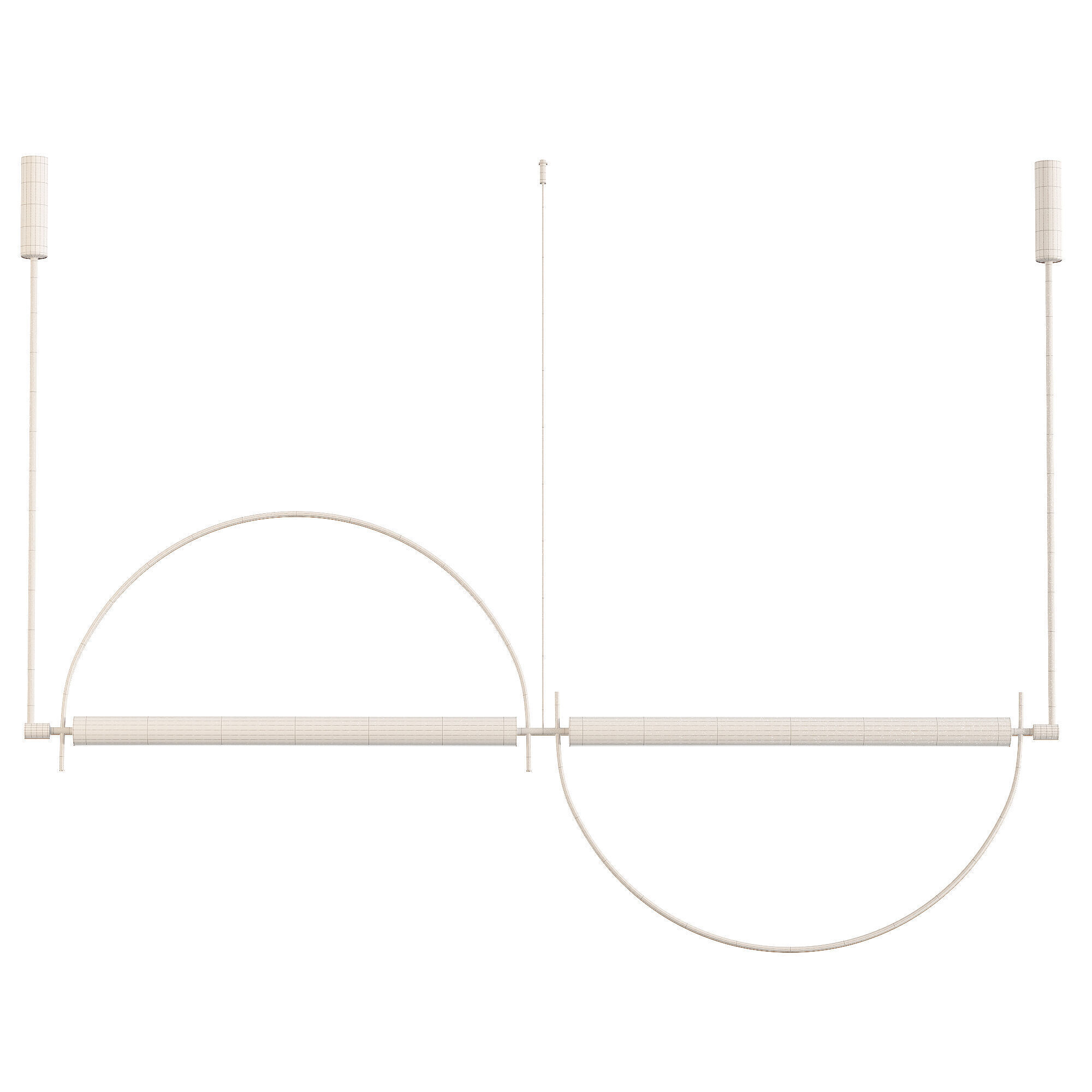 Arc Pendant Light 3D model_2
