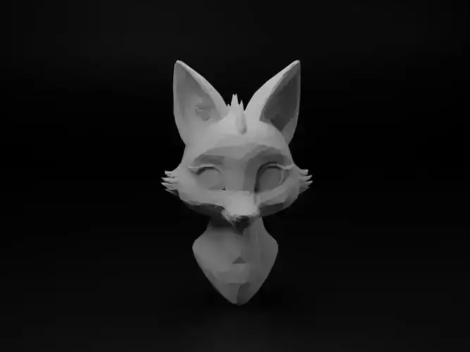 Fox Animal Low Poly
