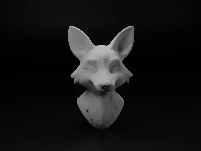 Fox Animal Low Poly