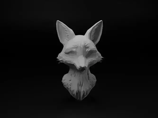 Fox Animal Low Poly