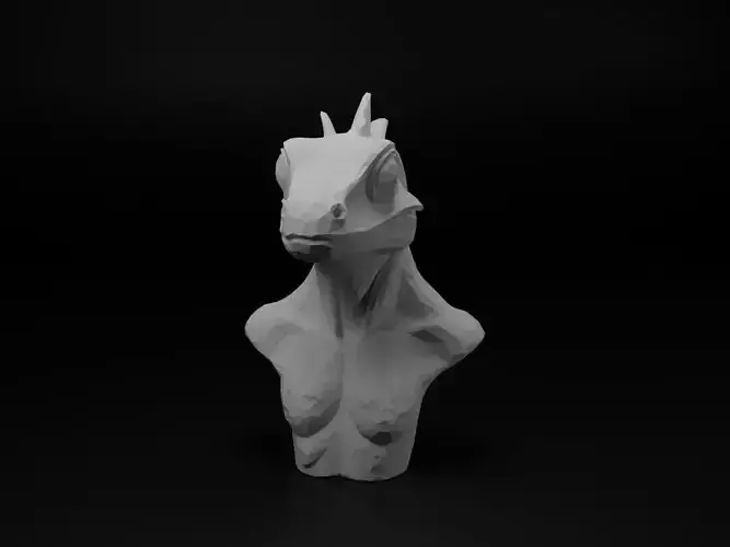 Gecko Animal Low Poly