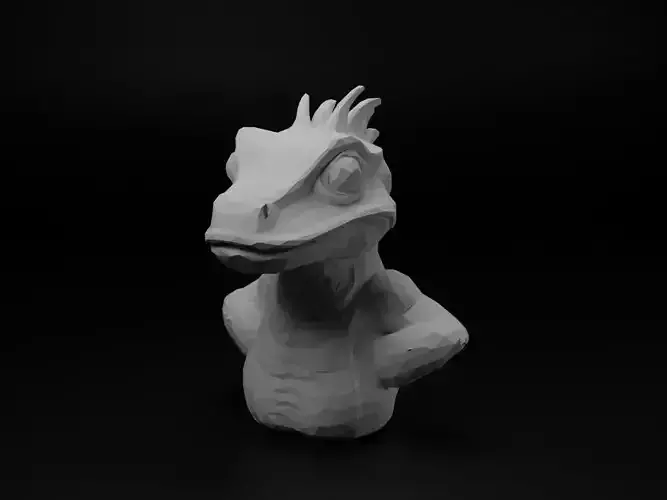 Gecko Animal Low Poly