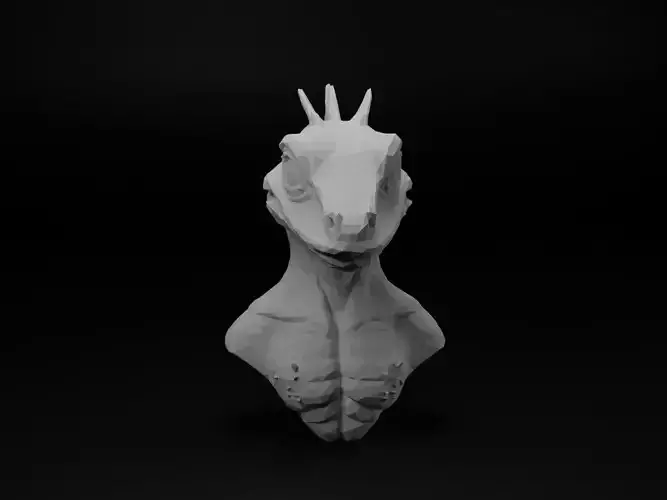 Gecko Animal Low Poly