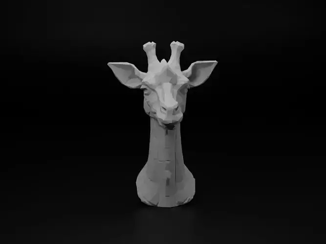 Giraffe Animal Low Poly