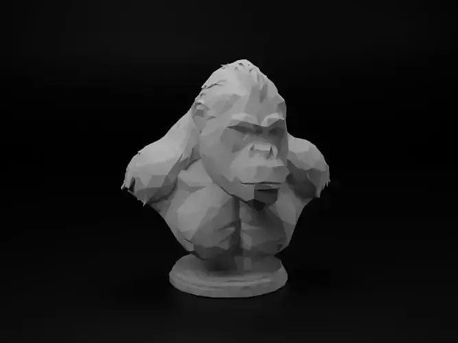 Orangutan Animal Low Poly