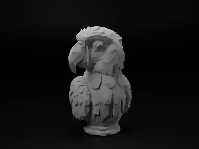 Parrot Animal Low Poly