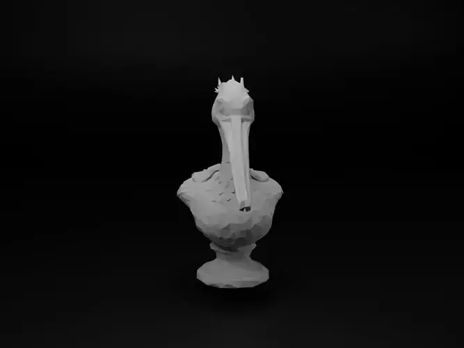 Pelican Animal Low Poly