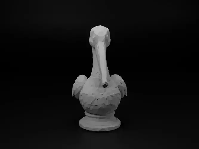 Pelican Animal Low Poly