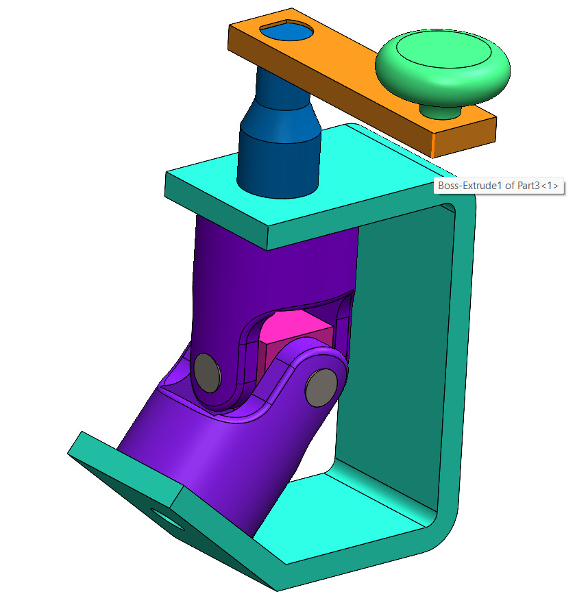 Universal Joint 3D model_2