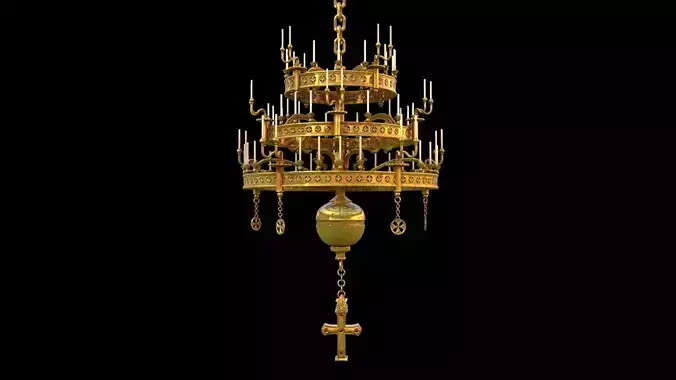 church candle ceiling light