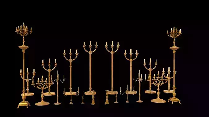 church candle light stand