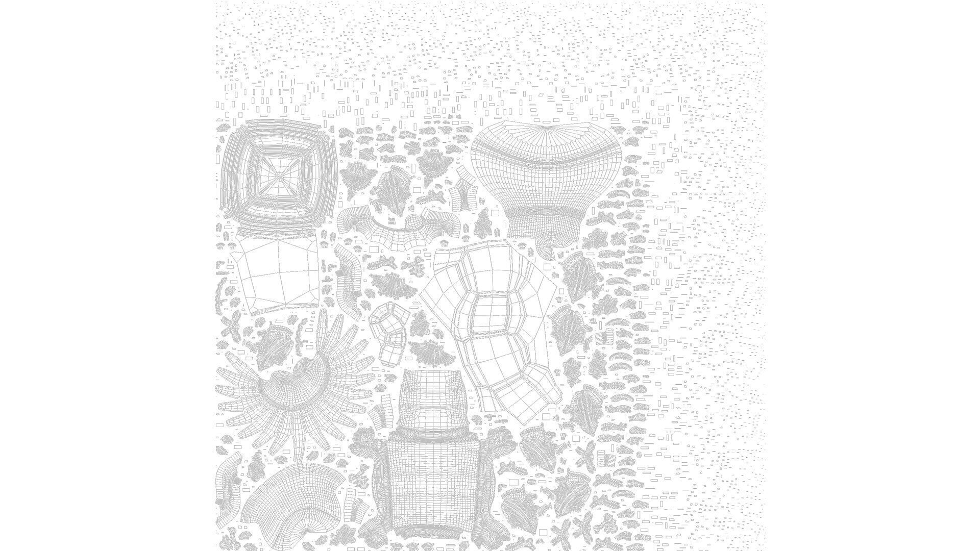 church candle light stand 3D model_7