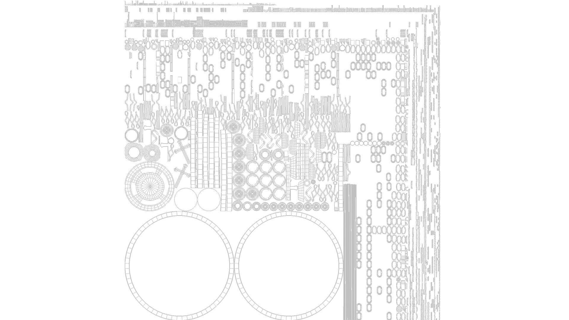 church candle ceiling light2 3D model_8