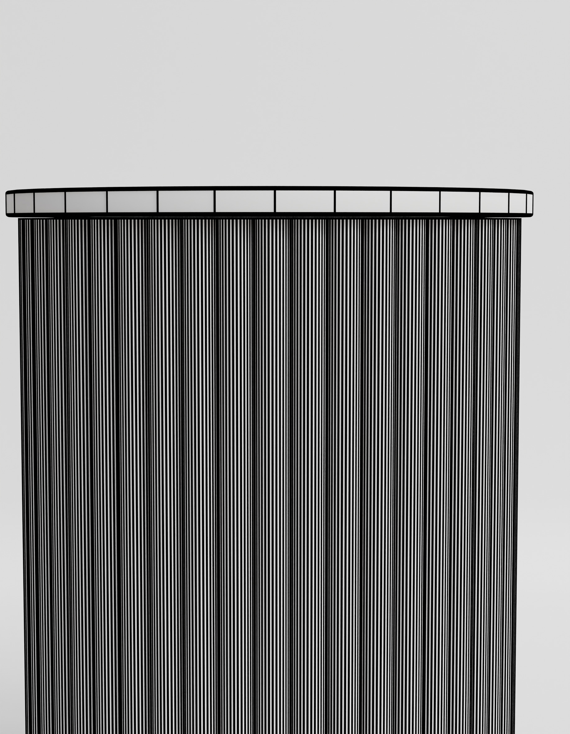 Rolf Wood Side Table Low-poly 3D model_3