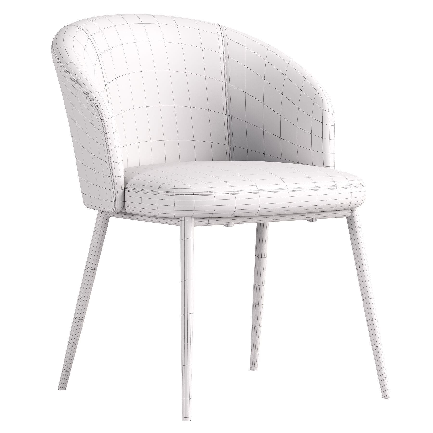 CRES Armchair By Castle Line 3D model_6