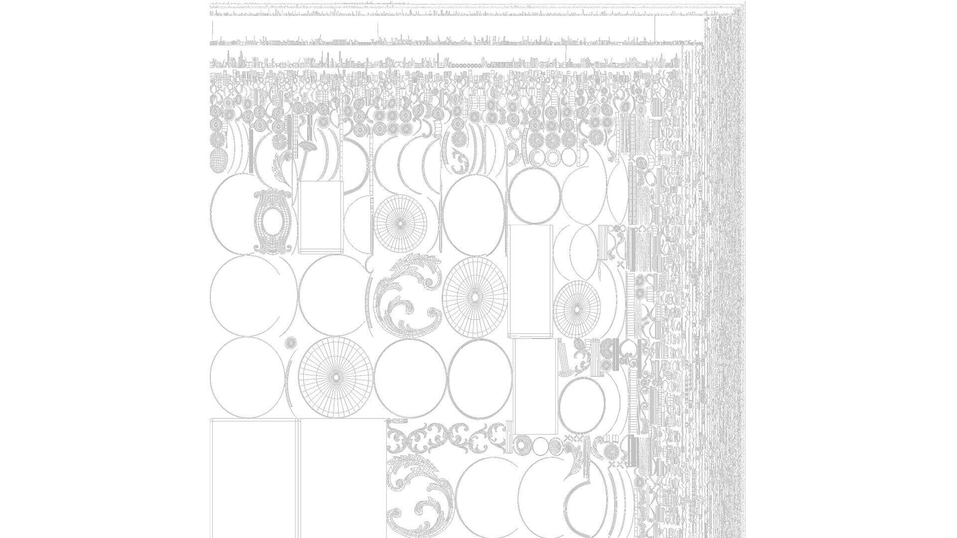 church wall candle light 3D model_8