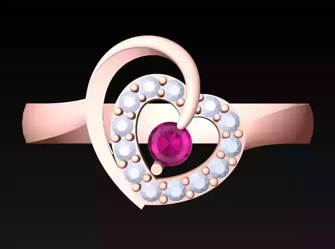 Heart Ring - Womens Rings - N420113