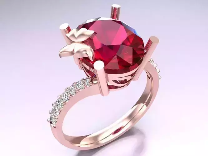 Oval stone ring - Womens  Rings -  N420316