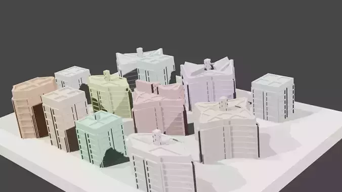 3d Building Minimature
