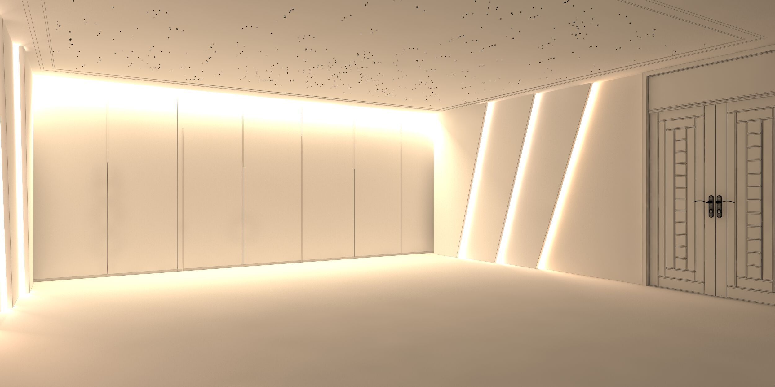 Car studio interior 3D model_4