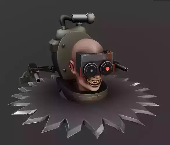 Toilet Saw Skibidi Toilet Series 3D Model and Animation