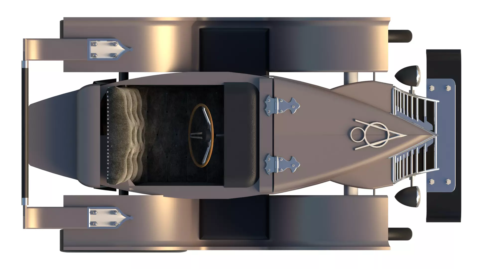 Soap Box Car Custom 3D model_6