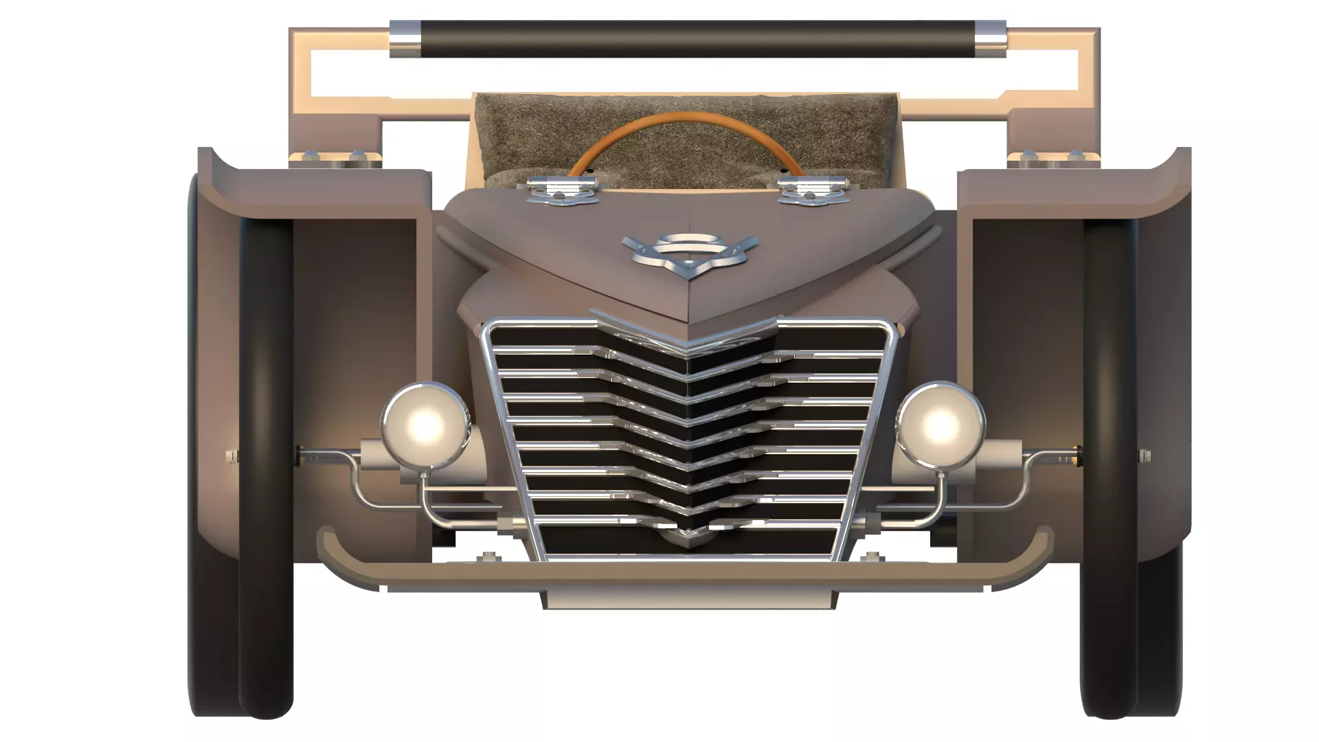 Soap Box Car Custom 3D model_5