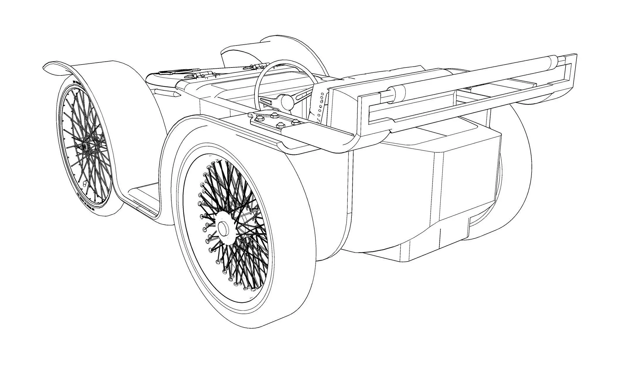 Soap Box Car Custom 3D model_3