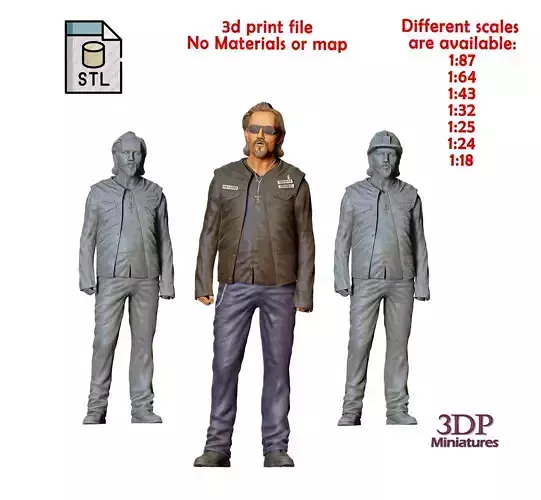 N2 Sons of Anarchy Chibs Telford Tommy  30 percent Discount 3D print model