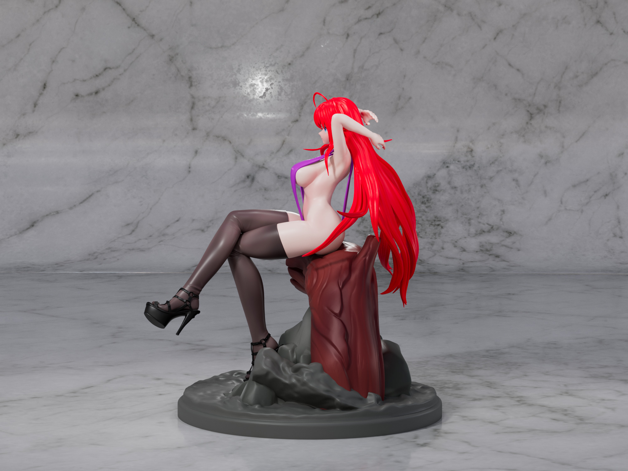 Rias Gremory Slingshot Figure by OFF 3D print model_7