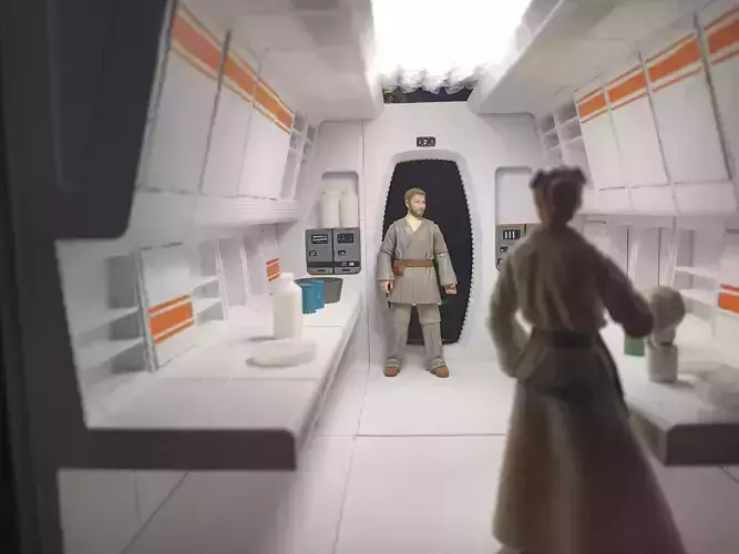 Lars Homestead Kitchen Diorama