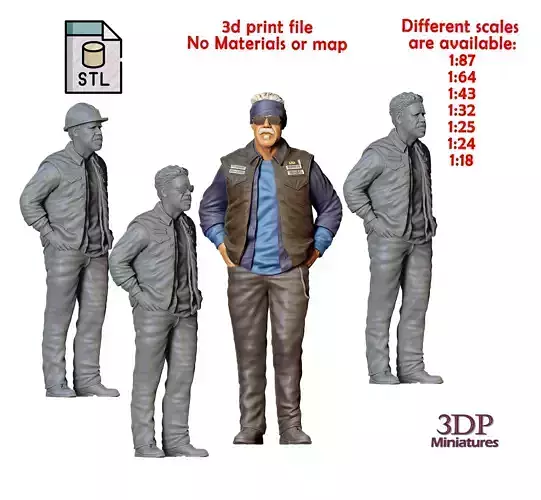 N3 Sons of Anarchy Clay Morrow Ron Perlman 30 percent Discount 3D print model